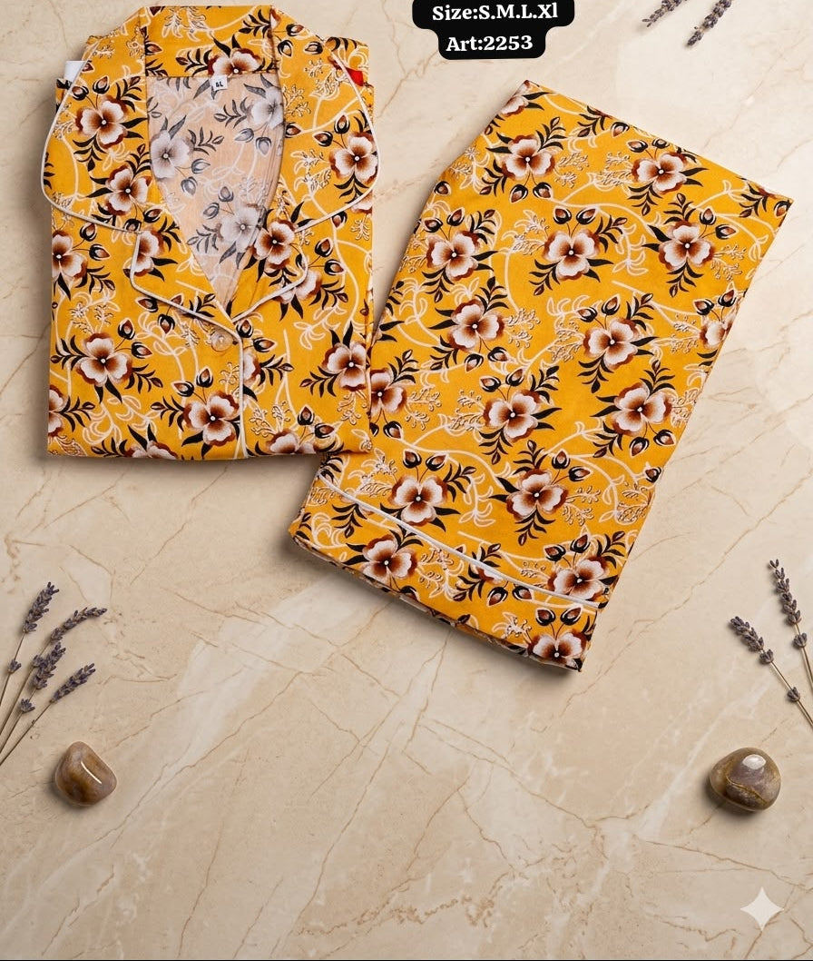 Printed Night Suit