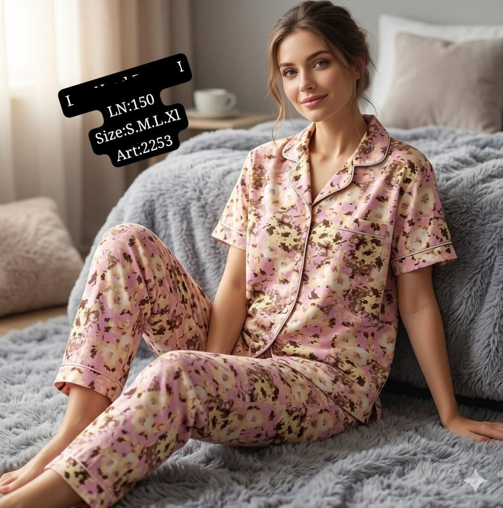 Printed Night Suit