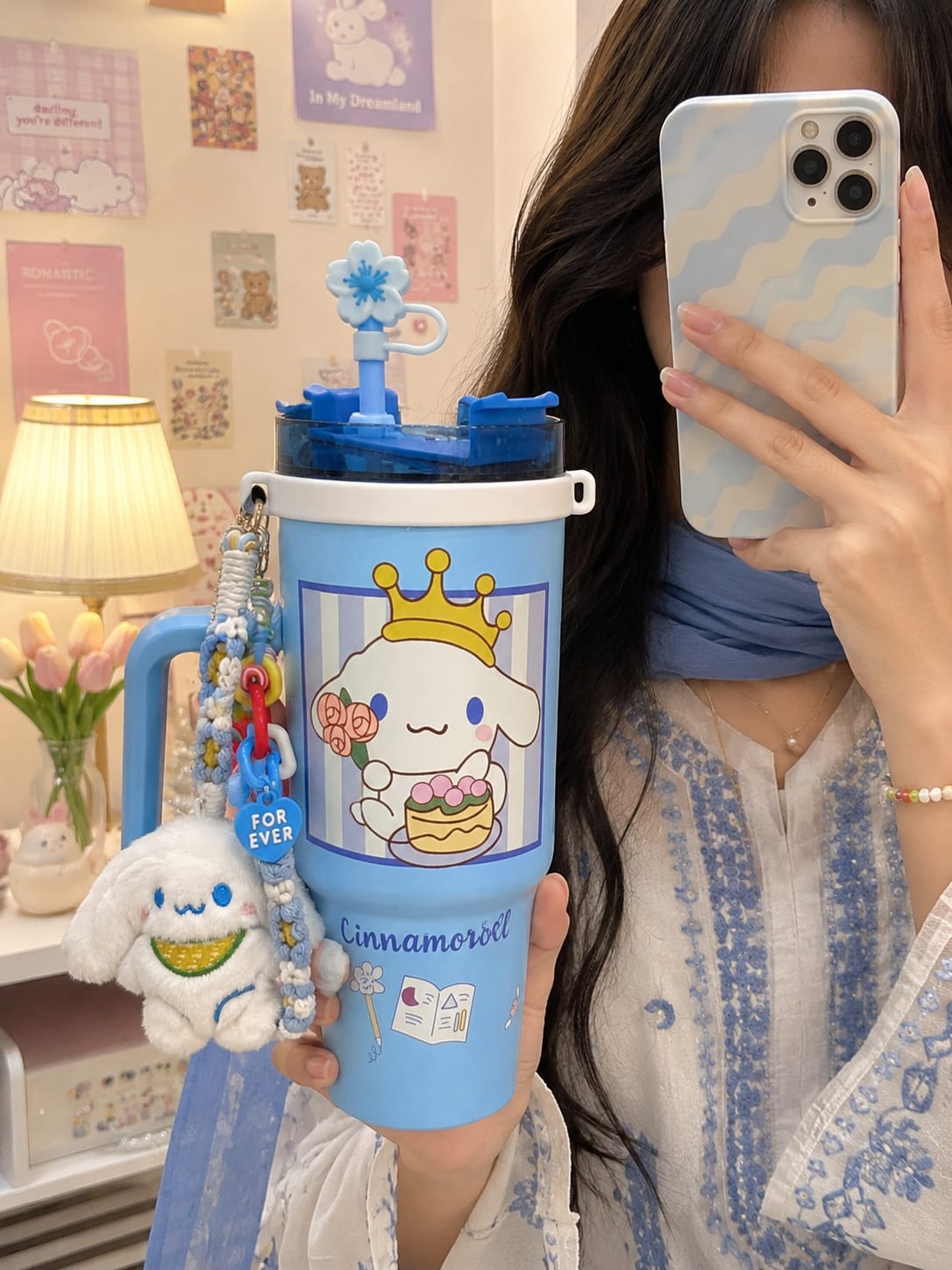 Stainless Steel Tumbler with Accessories