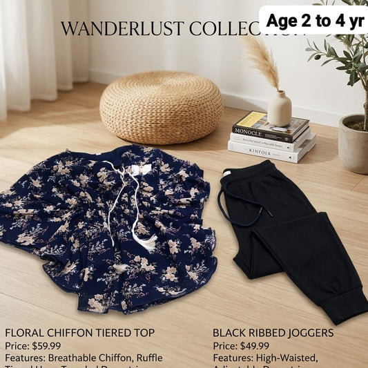 2-Piece Chiffon Suit