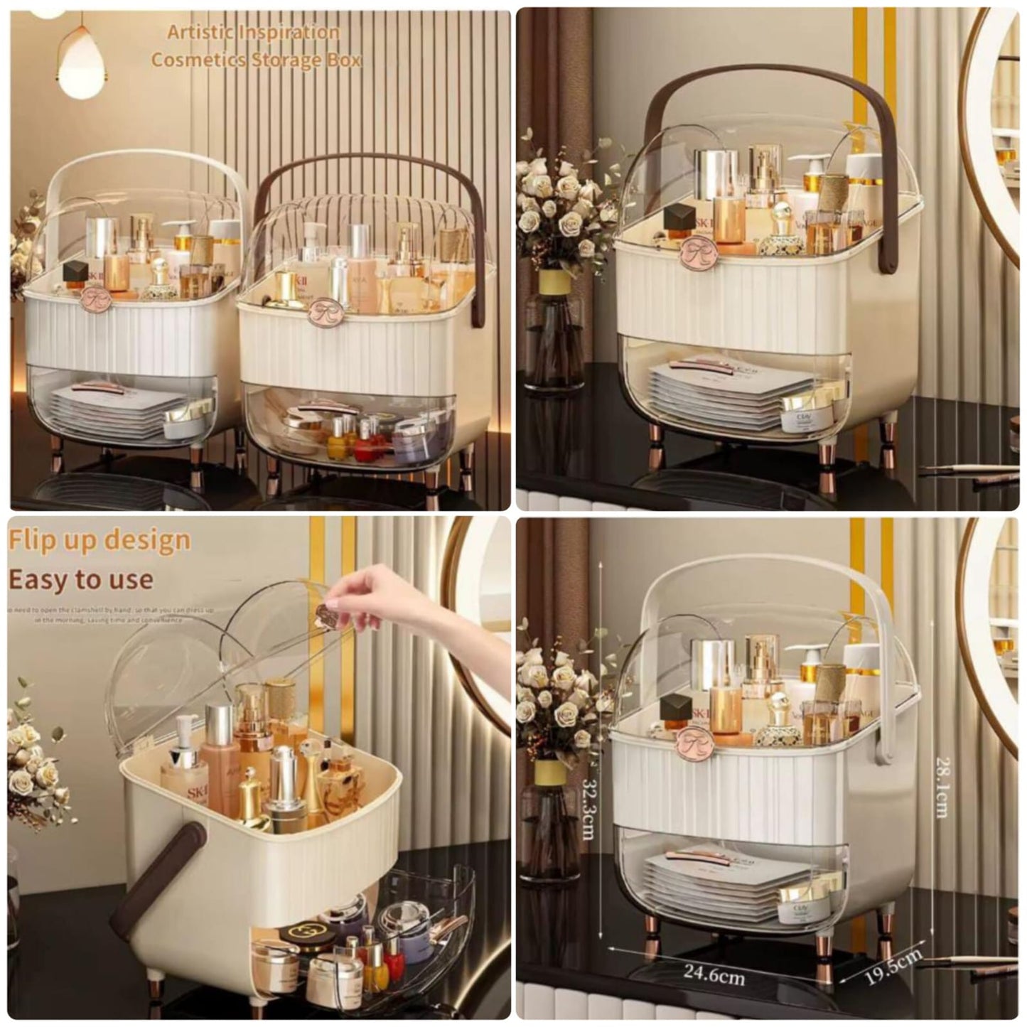 Acrylic Drawer Cosmetics organizer