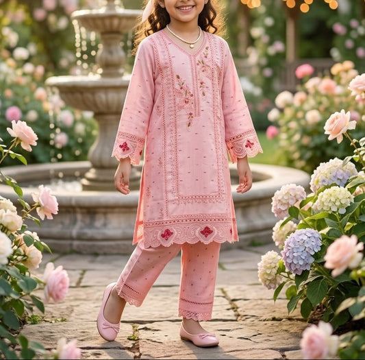2-Piece Embroidered Suit
