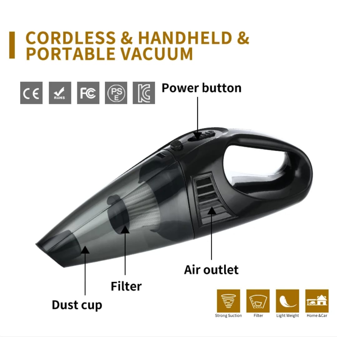 Wireless Portable Car Vacuum Cleaner