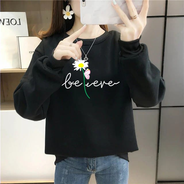 Women  Printed Sweatshirt