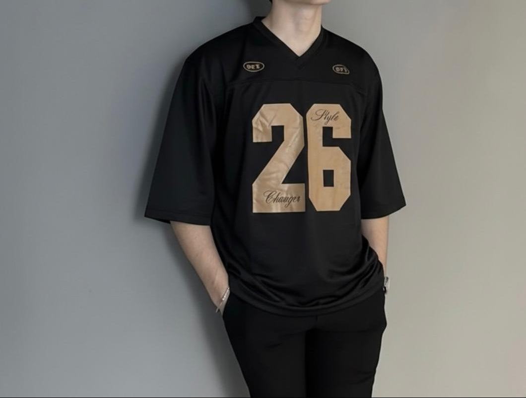 V-Neck Drop Shoulder