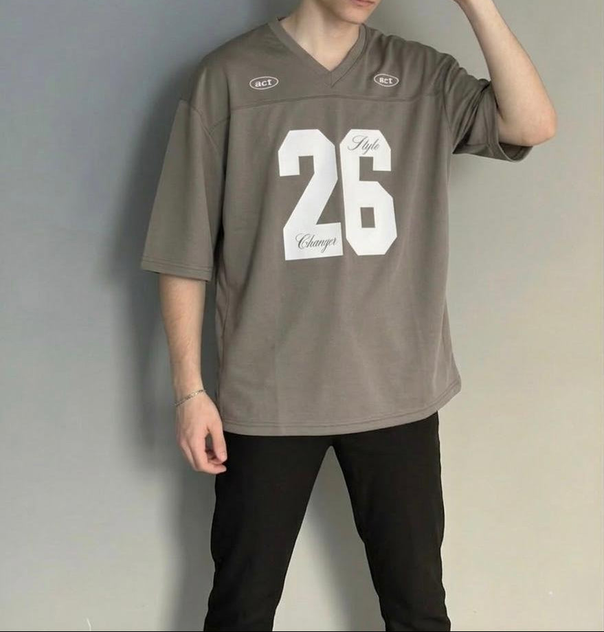 V-Neck Drop Shoulder