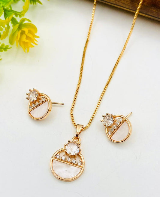 Zircon Locket Set