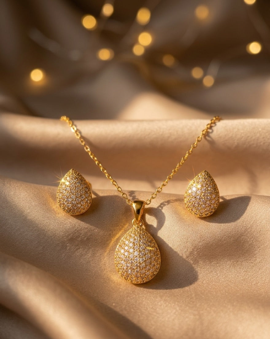 Zircon Locket Set