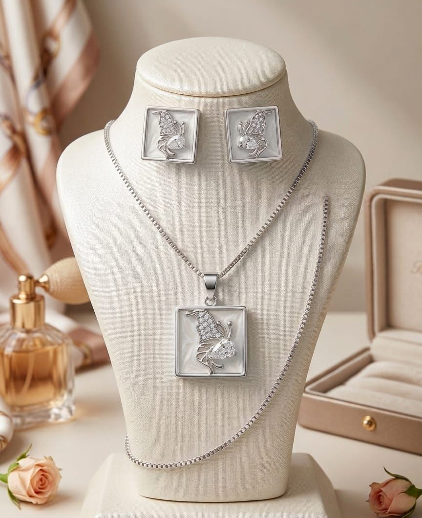 Zircon Locket Set