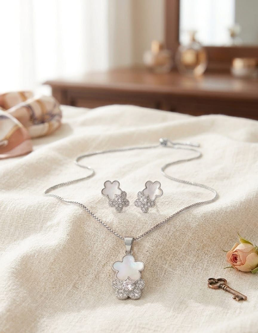Zircon Locket Set