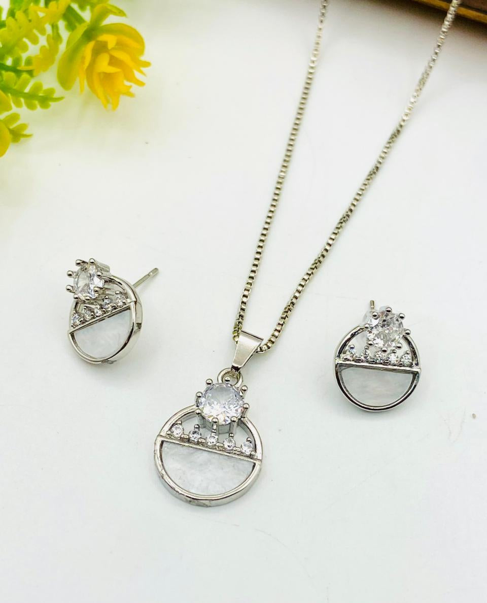 Zircon Locket Set
