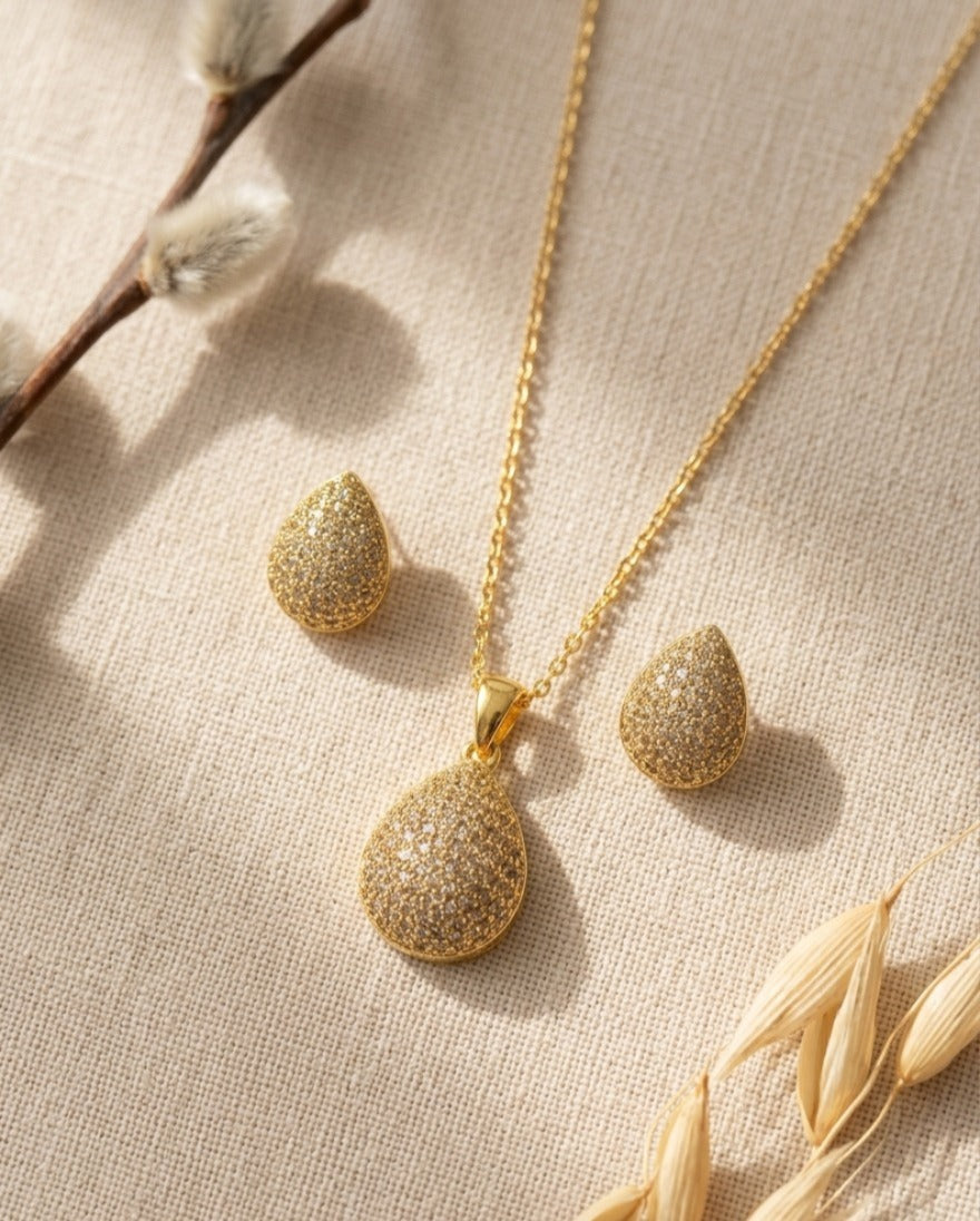 Zircon Locket Set