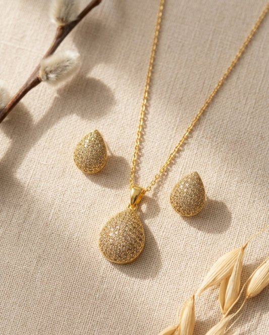 Zircon Locket Set