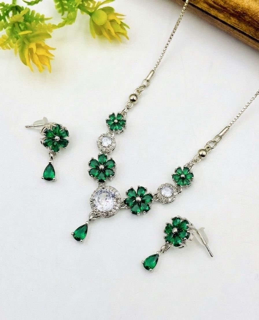 Zircon Locket Set