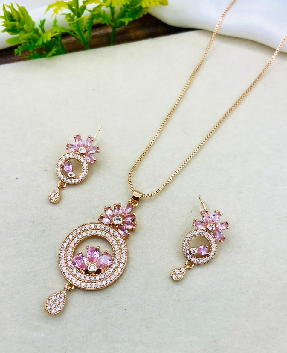 Zircon Locket Set