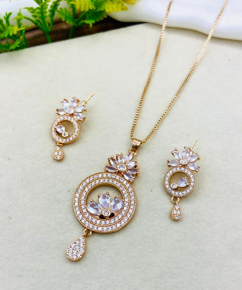 Zircon Locket Set