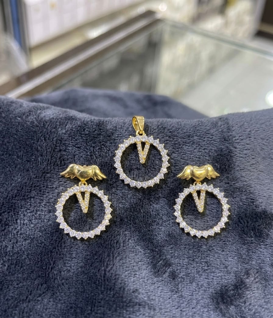 Zircon Locket Set