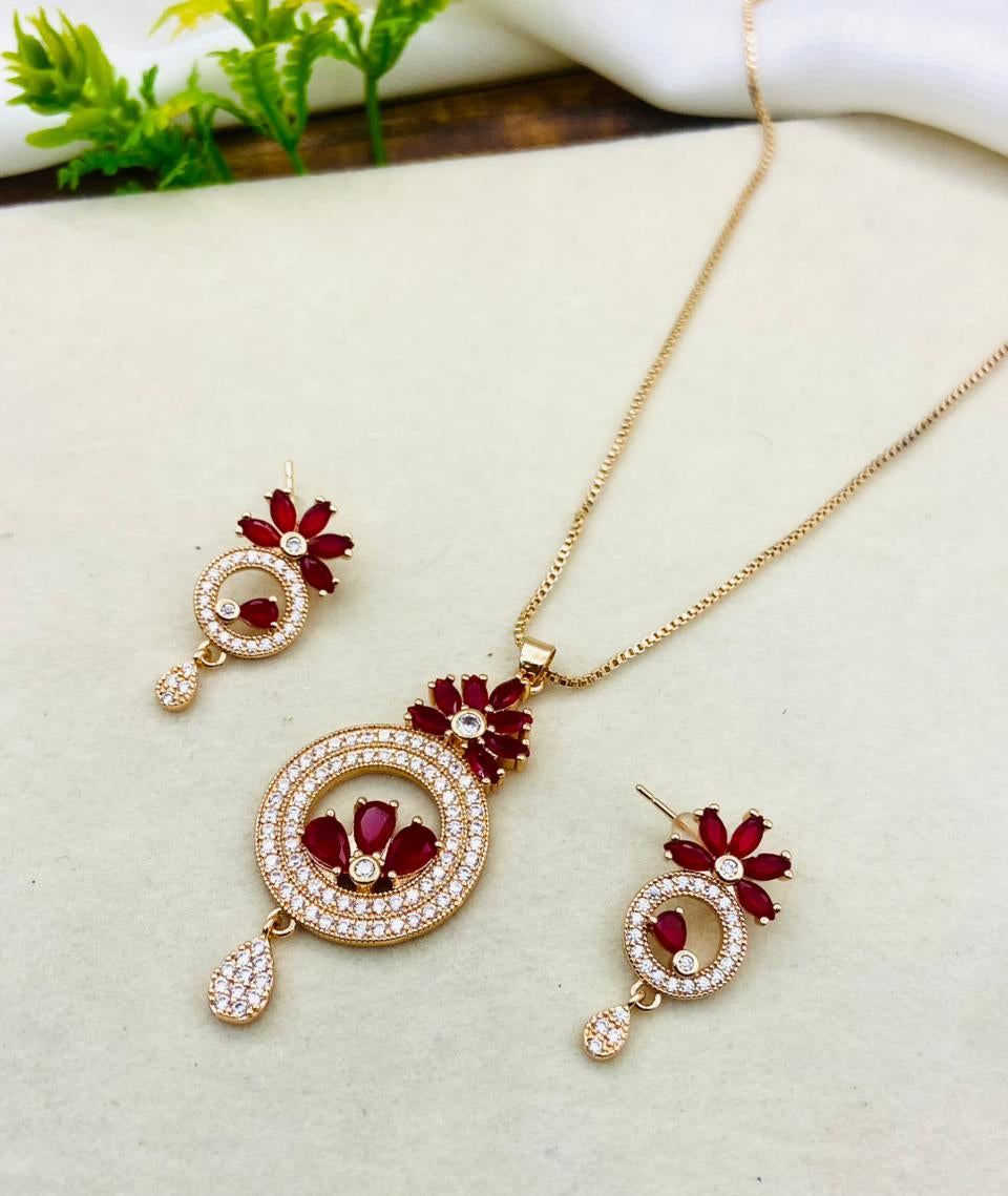 Zircon Locket Set