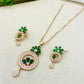 Zircon Locket Set