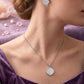 Zircon Stone Locket Set