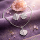 Zircon Stone Locket Set