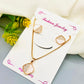 Zircon Stone Locket Set