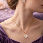 Zircon Stone Locket Set