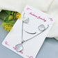 Zircon Stone Locket Set