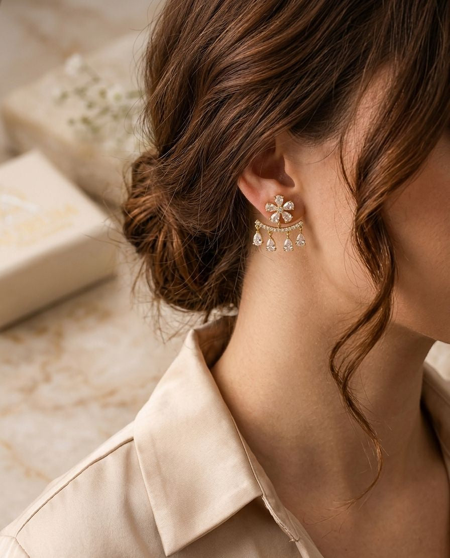 Zircon Stones Studs
