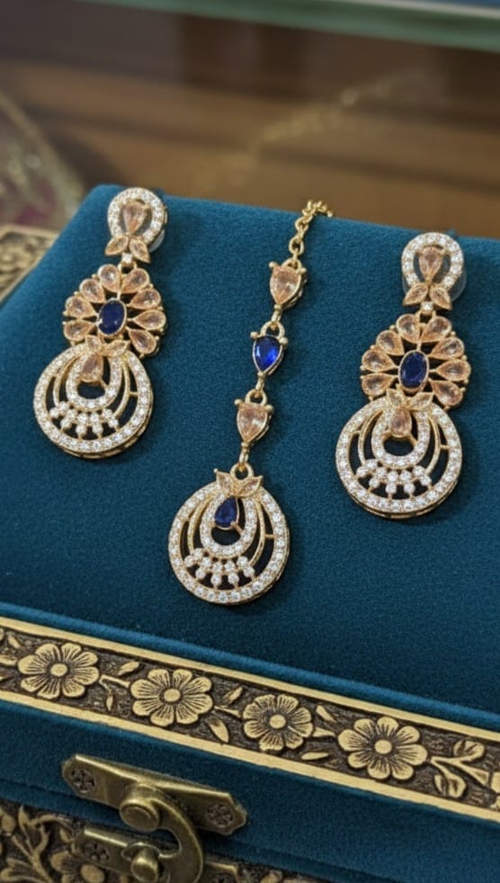 Zircon Tikka Earing