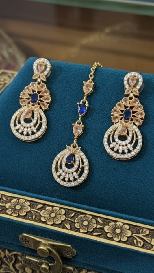 Zircon Tikka Earing