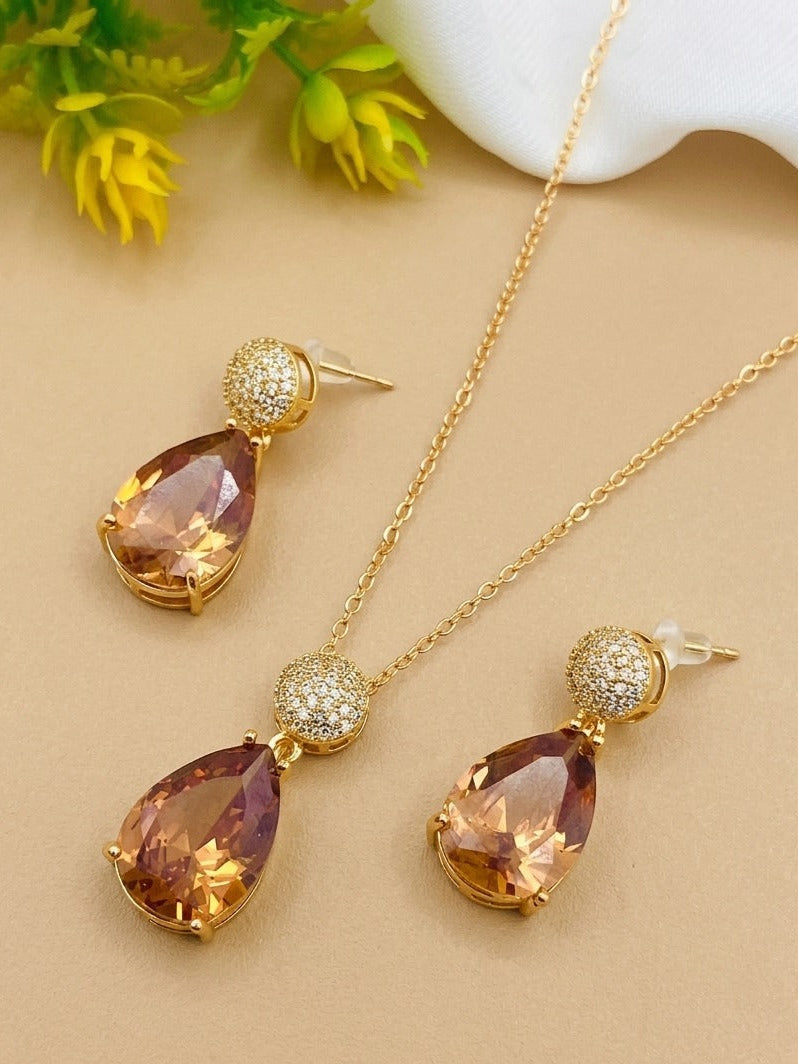 Zircon Work Locket Set
