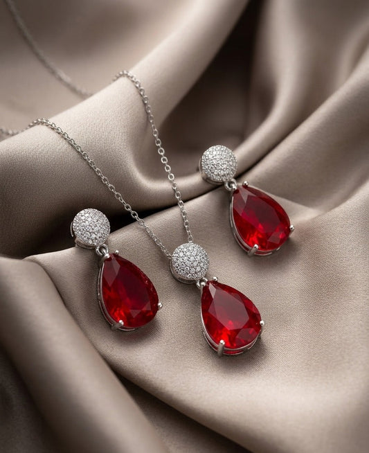 Zircon Work Locket Set