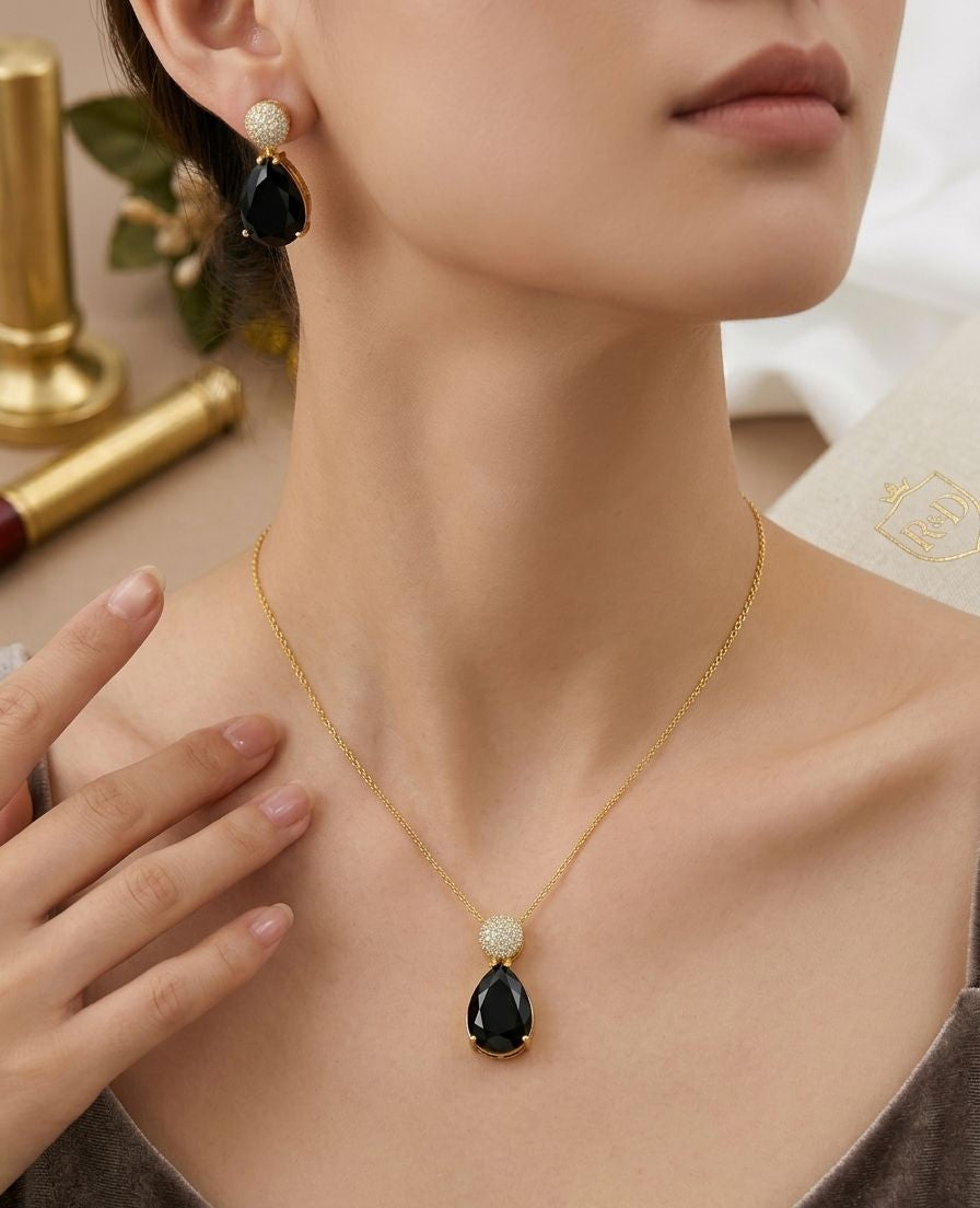 Zircon Work Locket Set