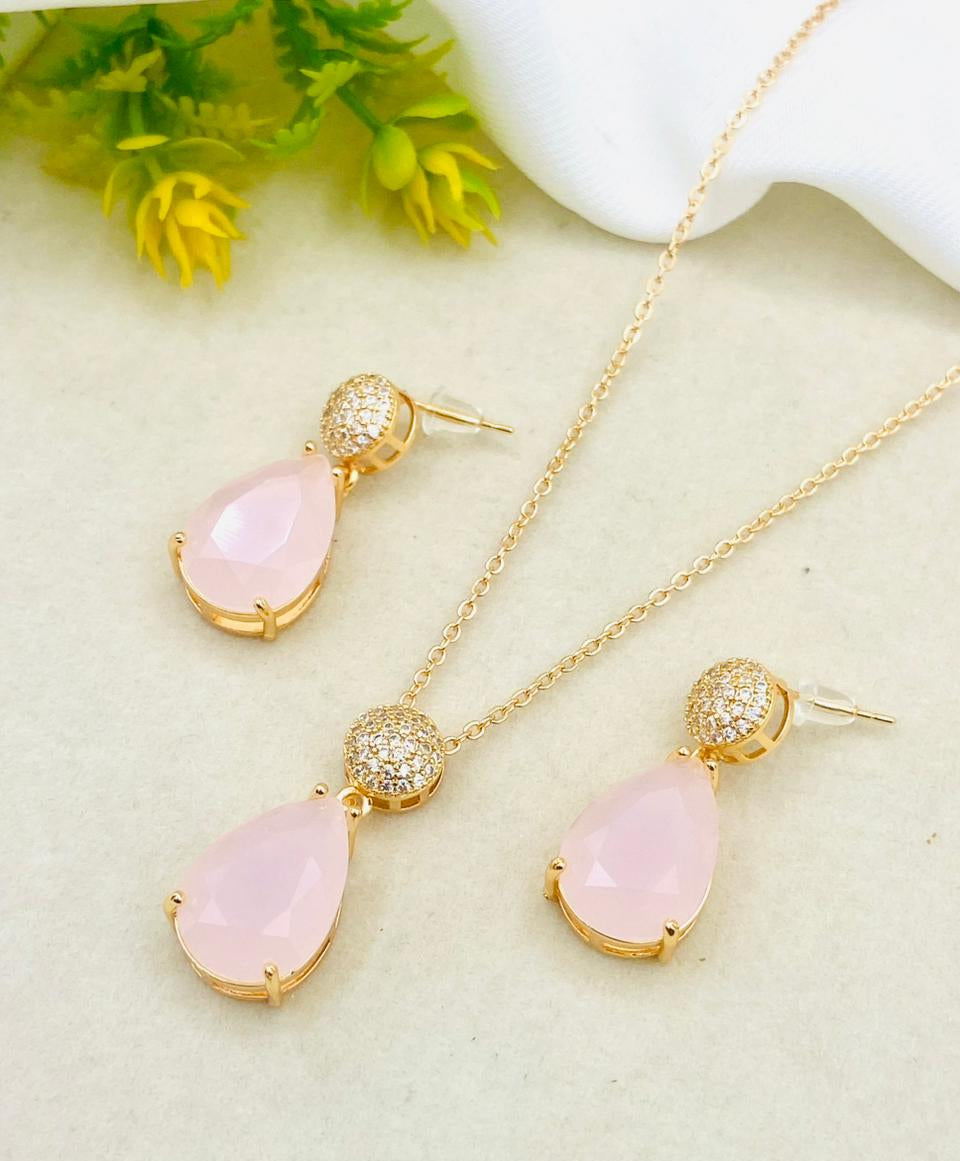 Zircon Work Locket Set
