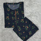 Printed 2 pcs suit