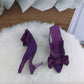 Bow frill heel