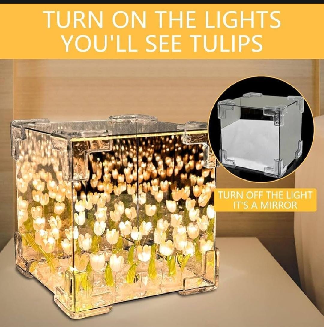 Cube Mirror Lamp