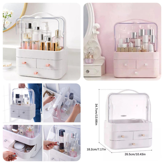 Acrylic Double Side Cosmetic Organizer