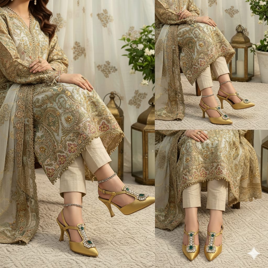 Fancy bridal Heel