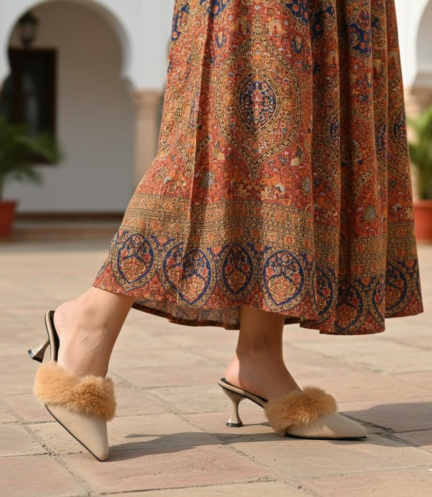 Furry heels