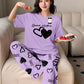 Night Suit with Printed Trouser