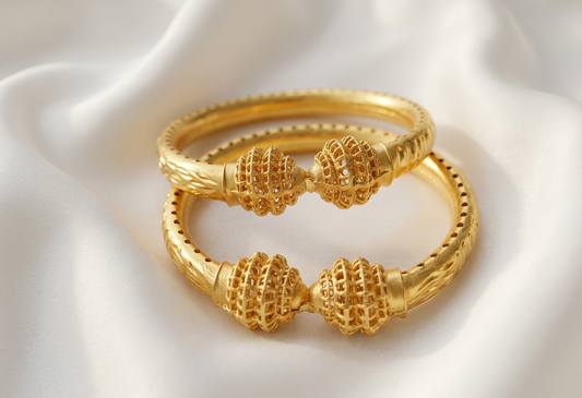 Gold-Tone Indian Bangles Set
