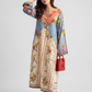 2-Piece Long Printed Kaftan