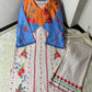 2-Piece Long Printed Kaftan