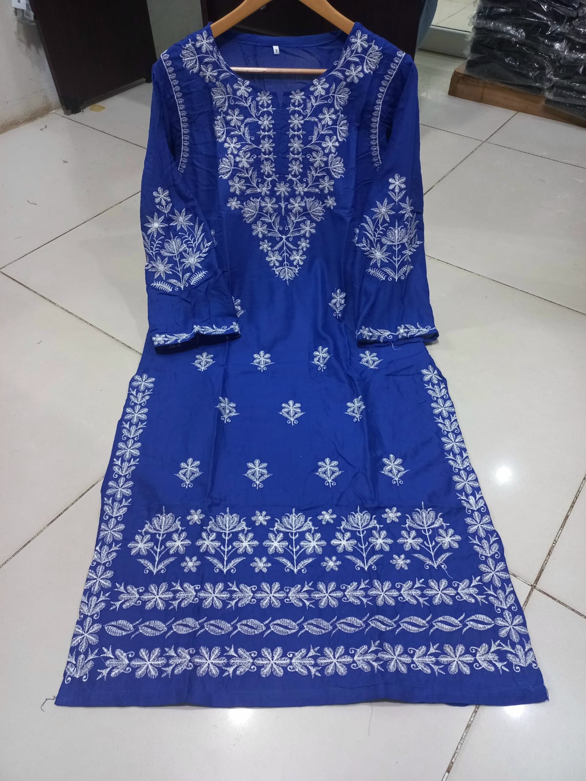 Chikankari Embroidered Kurti