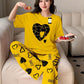 Night Suit with Printed Trouser