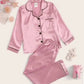 Pink Viscose Silk-Night