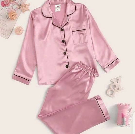Pink Viscose Silk-Night