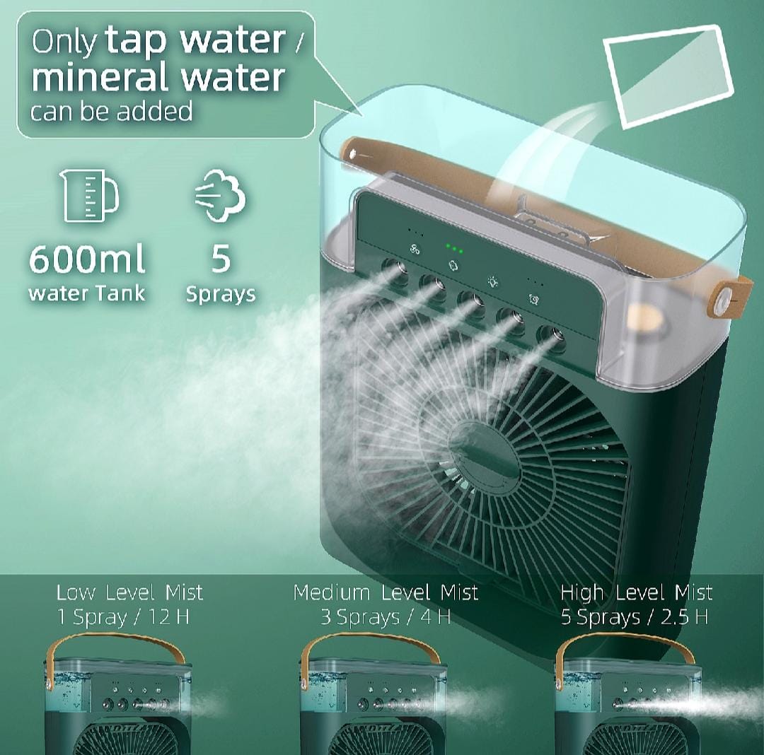 Portable Electric Water Mist Fan